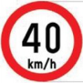 40km/h Speed Limit